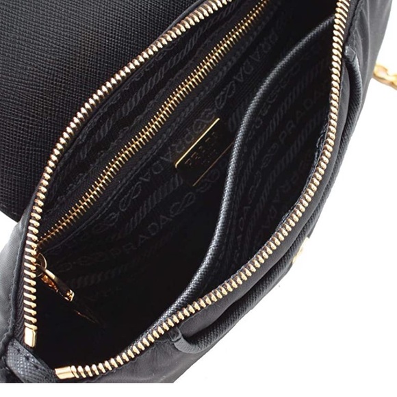 Authentic Prada Black Nylon Saffiano Crossbody - Picture 2 of 7